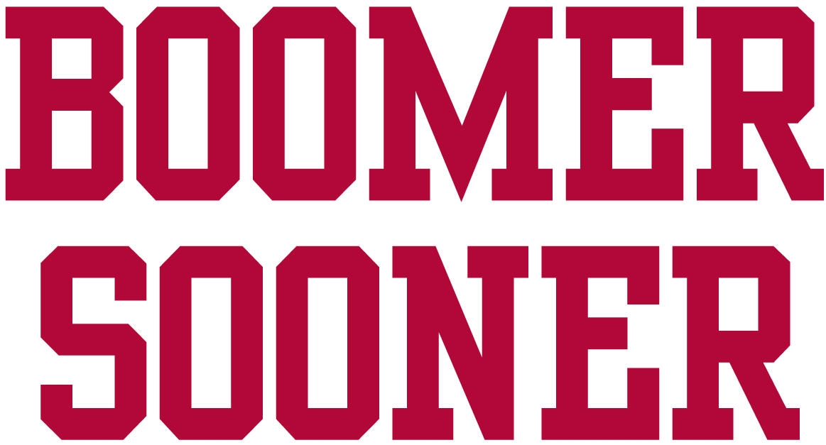 Oklahoma Sooners 0-Pres Wordmark Logo iron on transfers for clothing